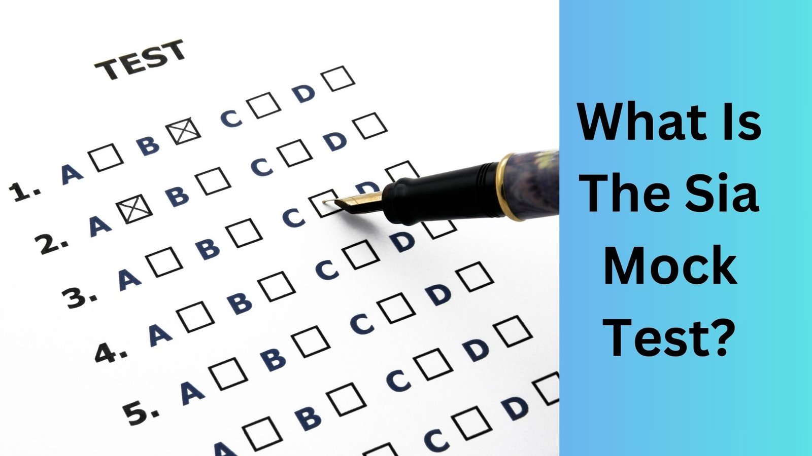 What Is The Sia Mock Test